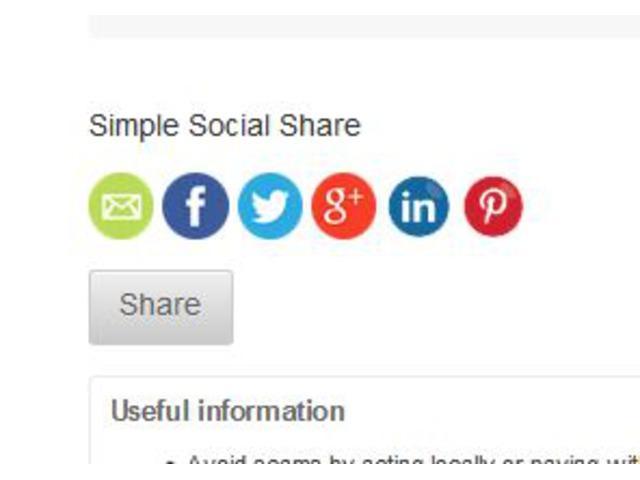 Simple Social Share - 1