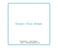 Google Plus Badge - Image 1